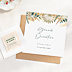 Invitation Professionnelle Bohemia avec graines