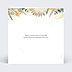 Invitation Professionnelle Bohemia avec graines