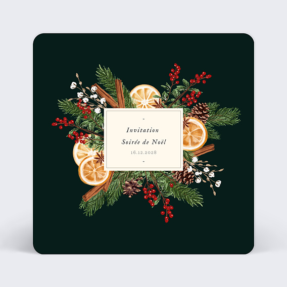 Invitation professionnelle Soirée de Fin d'Année Après 4