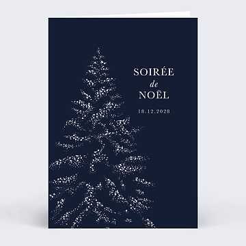 Invitation Professionnelle Sous la Neige