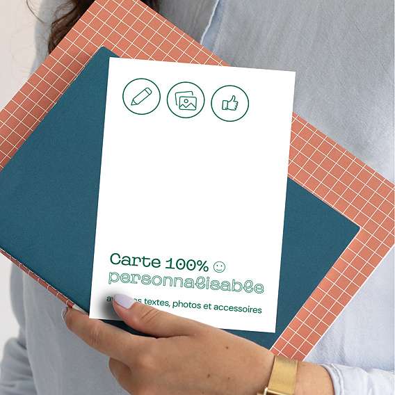 Invitation professionnelle Modèle 100% Personnalisable portrait
