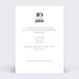 Invitation Professionnelle Simple