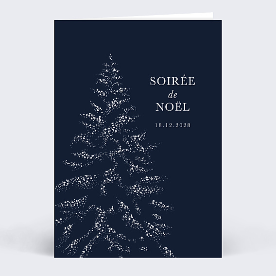 Invitation Professionnelle Sous la Neige