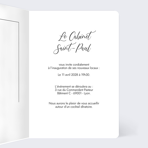 Invitation Professionnelle Cocktail