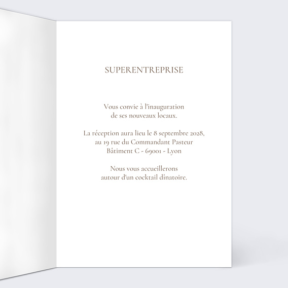 Invitation Professionnelle Votre équipe en manga