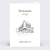 Invitation Professionnelle Votre photo en croquis