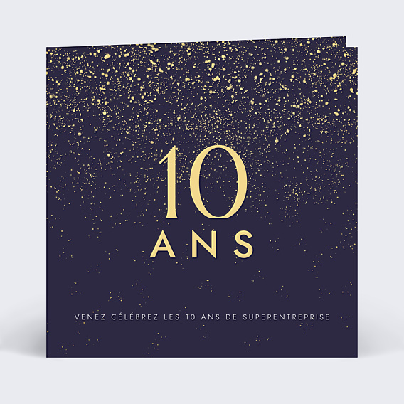 Invitation Professionnelle Pluie de fête avec graines