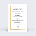 Invitation Professionnelle Grand opening