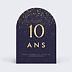 Invitation professionnelle Pluie de Fête Après 1