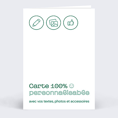 Invitation Professionnelle  Modle 100% Personnalisable portrait