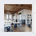 Invitation professionnelle Bleu Intérieur Gauche
