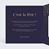 Invitation professionnelle Pluie de fête avec graines Intérieur Gauche