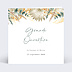 Invitation Professionnelle Bohemia avec graines