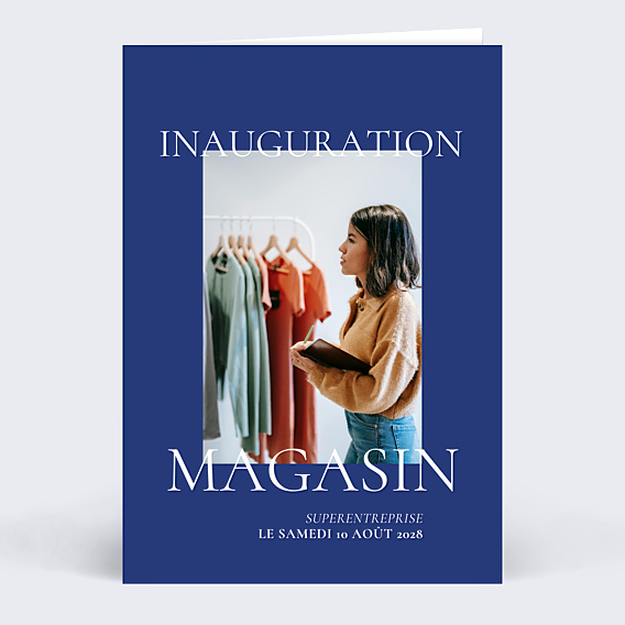 Invitation Professionnelle Inauguration magasin