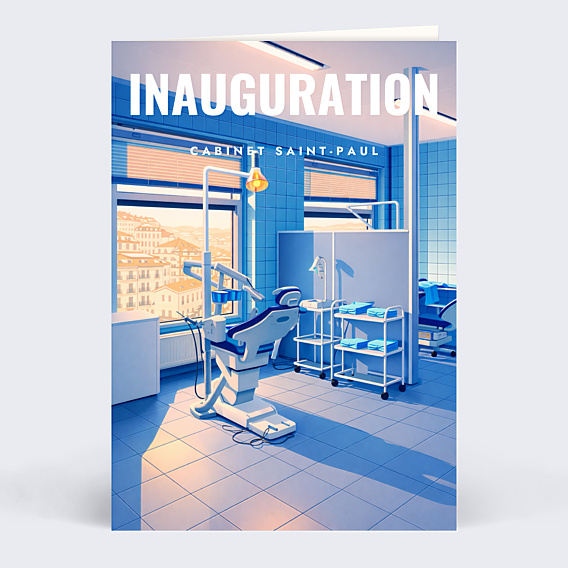 Invitation Professionnelle Votre photo en illustration néovintage