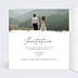 Invitation Professionnelle Effet photo avec graines