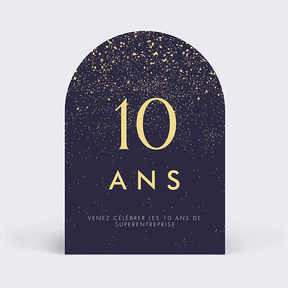 Invitation professionnelle Pluie de Fête Après 1