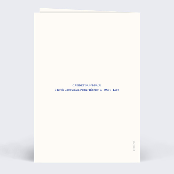 Invitation Professionnelle Votre photo en illustration néovintage