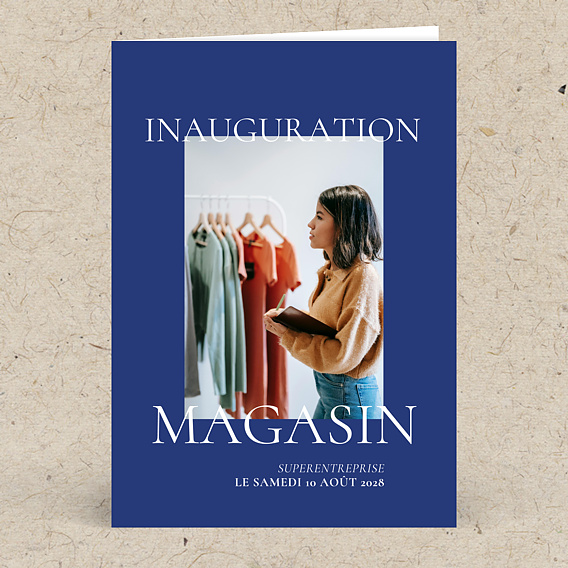 Invitation professionnelle Inauguration magasin