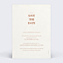 Invitation Professionnelle Save the Date vintage