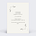 Invitation Professionnelle Liseré fleuri
