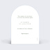 Invitation professionnelle Bleu nuit Verso