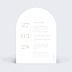 Invitation professionnelle Save the Date Inauguration Verso
