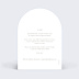Invitation professionnelle Silver Verso