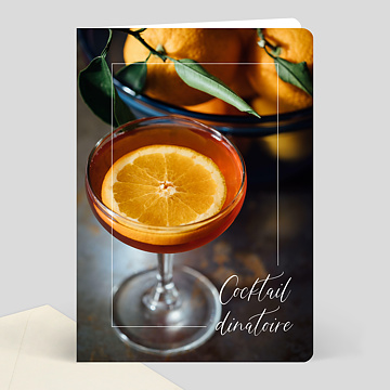Invitation professionnelle Cocktail