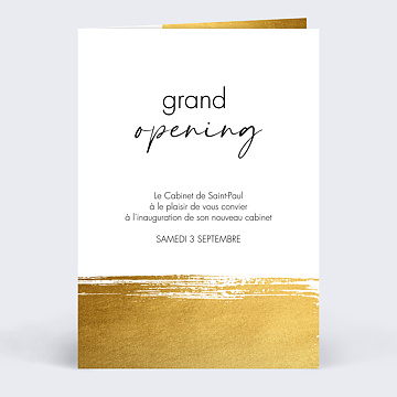Invitation Professionnelle Coup de Pinceau