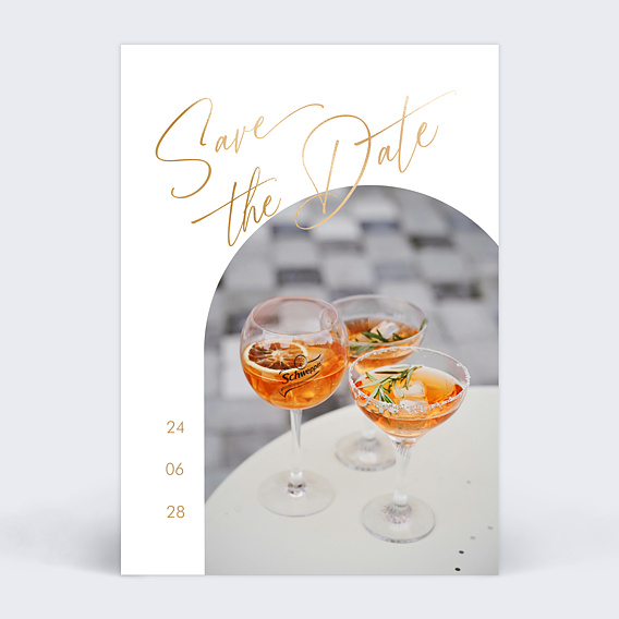 Invitation professionnelle Save the date soirée