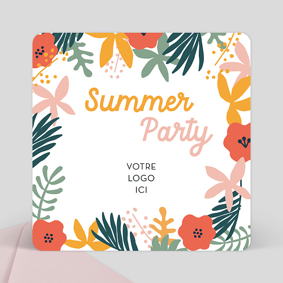 Invitation Professionnelle Summer Party