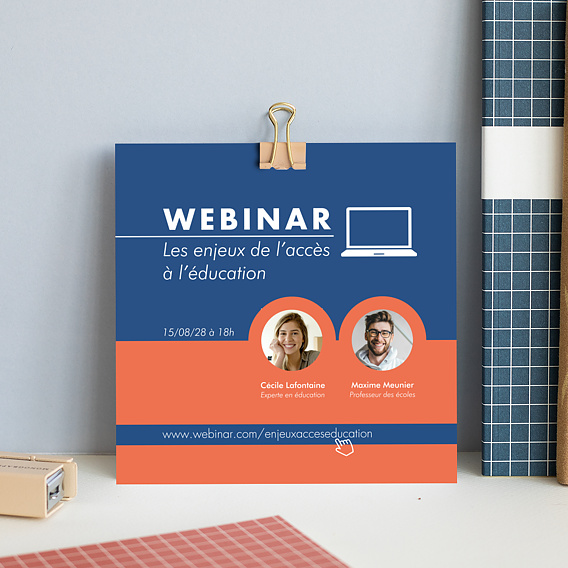 Invitation professionnelle Webinar