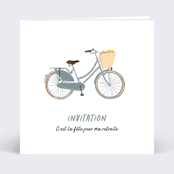 Carte d'invitation Bonne Route !