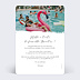 Carte d'invitation Manuscrite Verso