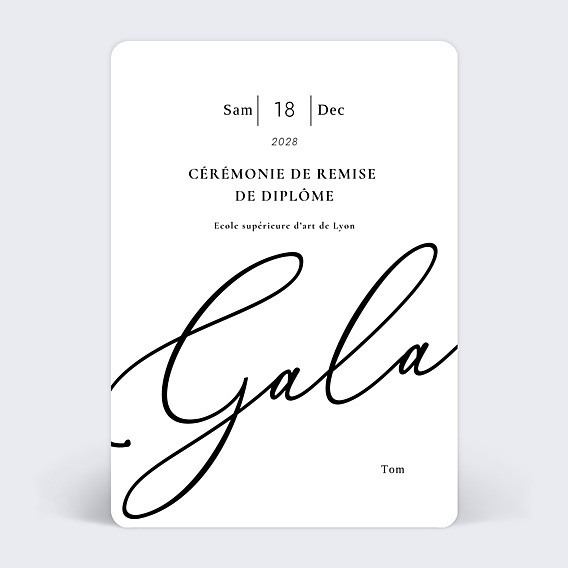 Invitation Toutes Occasions Glamour