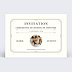Carte d'invitation Diplôme