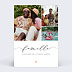 Carte d'invitation Notre Famille Photos
