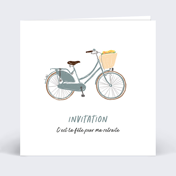 Carte d'invitation Bonne Route !