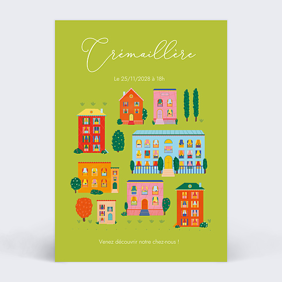 Invitation Toutes Occasions Petit Village