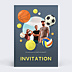 Invitation Toutes Occasions Sportif