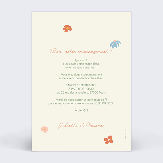 Invitation Toutes Occasions Nouvelle Maison