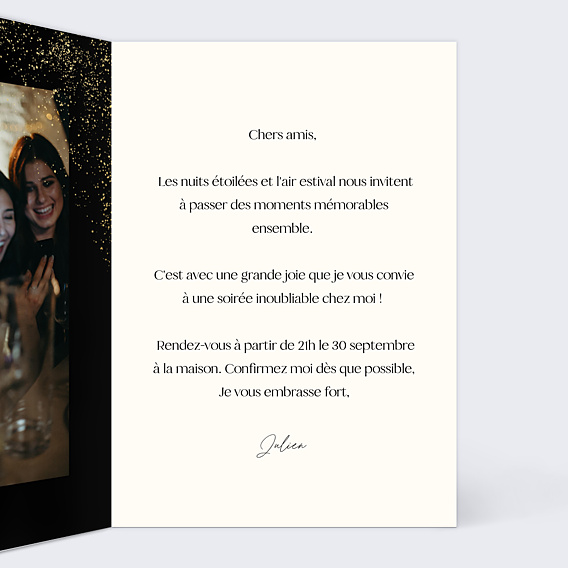 Invitation Toutes Occasions Soirée VIP