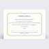 Carte d'invitation Diplôme Verso