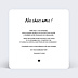 Carte d'invitation Happy New Home Verso