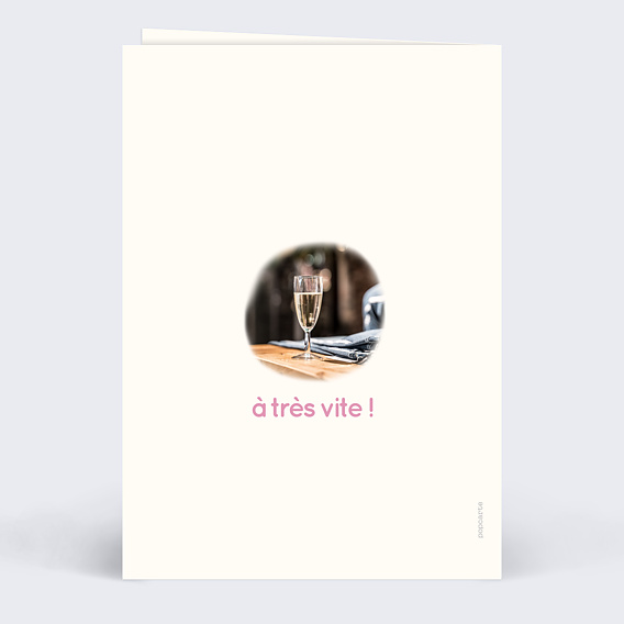 Carte d'invitation Livre Retraite Verso