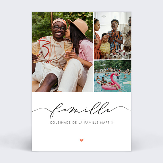 Invitation Toutes Occasions Notre Famille Photos