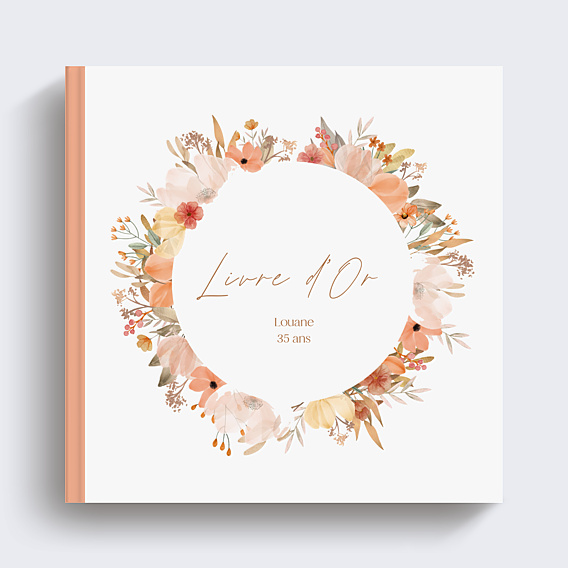 Livre d’or anniversaire Fleurs Champêtres