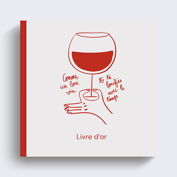 Livre d’or anniversaire Verre ballon