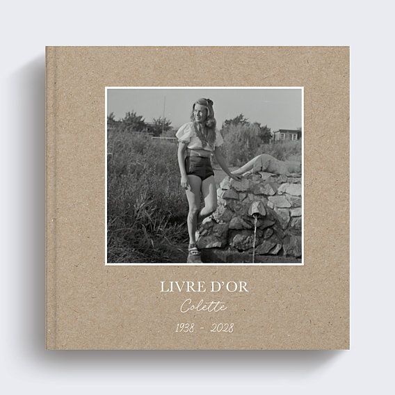 Livre d’or décès Classique Kraft